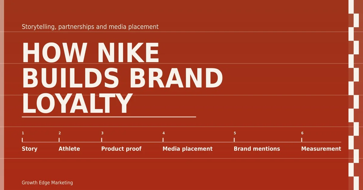 How Nike Uses Storytelling, Partnerships, and Media to Strengthen Brand Loyalty